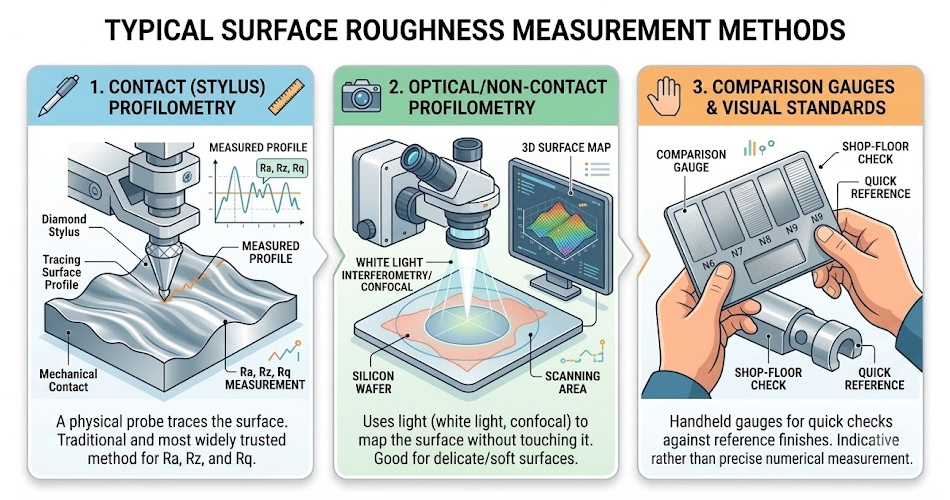 How surface roughness is measured