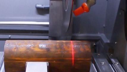 Sample Preparation cutting stage