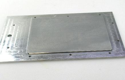 Steel plate before lapping