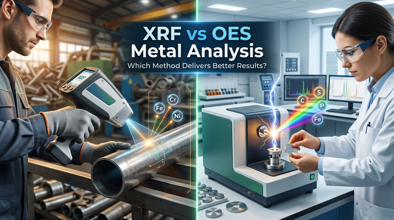 XRF vs OES for Metal Analysi