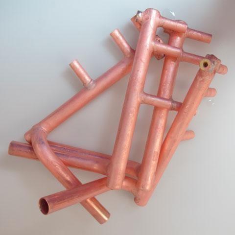 after cleaning copper part