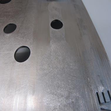 after cleaning platens stainless steel
