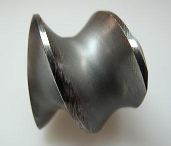 After cleaning steel screw