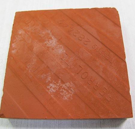 After cleaning stone tile