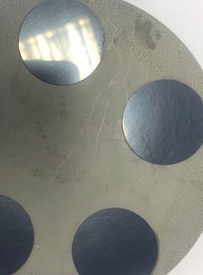 After Polishing Zircon with Kemet Iron