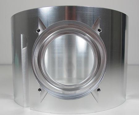 after removing oil from vacuum chamber