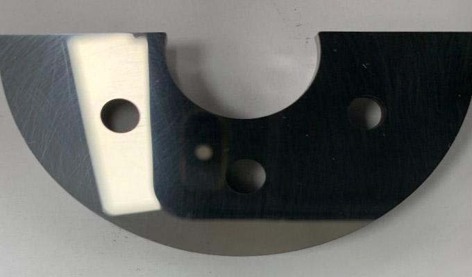 after stage 1 of surface finishing Carbon Steel