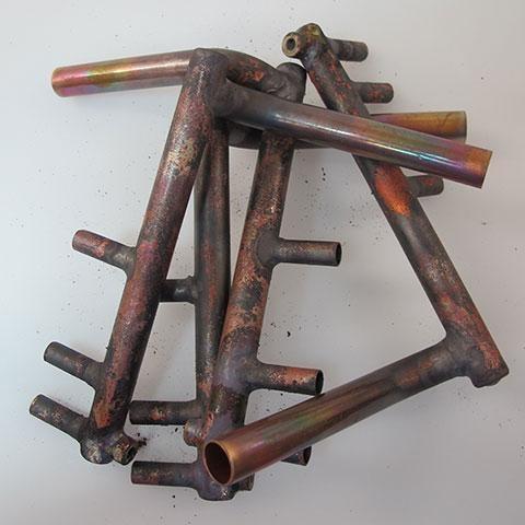 before cleaning copper part