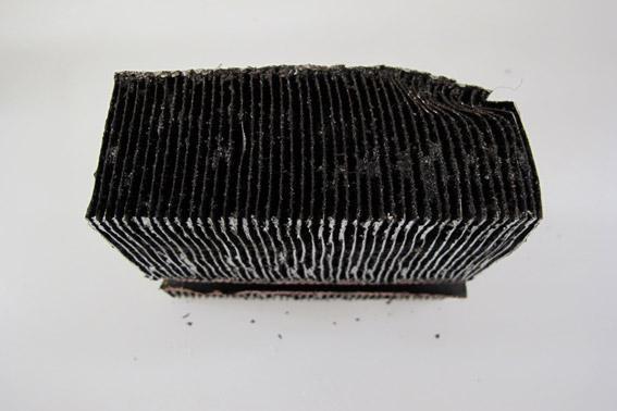 before cleaning radiator