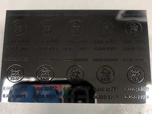 after polishing die stamp