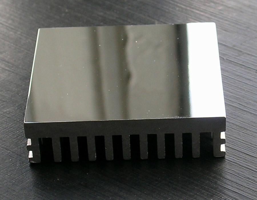 after surface finishing aluminium heat sink