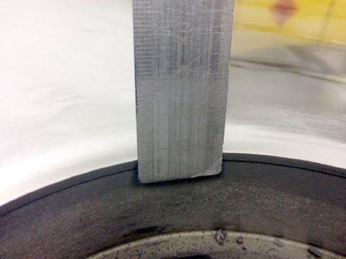 replace lapping plate