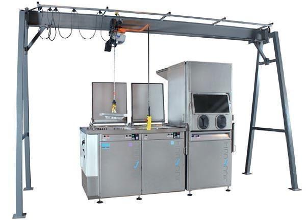 die cleaning machine