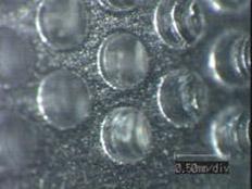 after deburring of hole