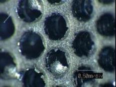 before deburring of hole