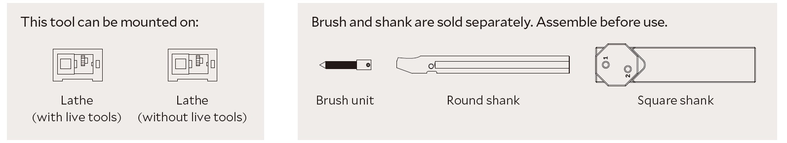 cnc lathe deburring tool selection