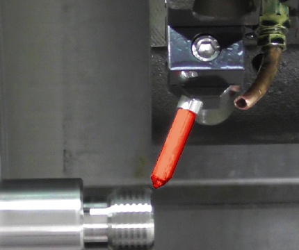 cnc lathe thread deburring
