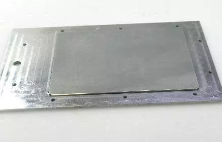 Steel plate before lapping