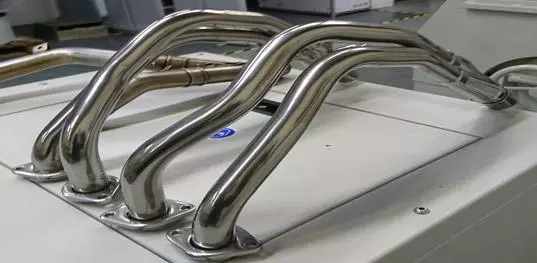 after Cleaning and Polishing Exhaust Manifold