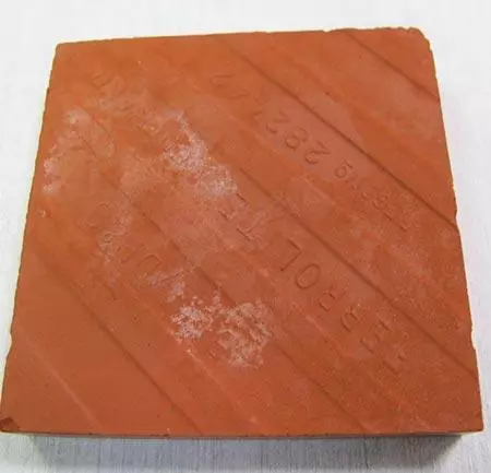 After cleaning stone tile