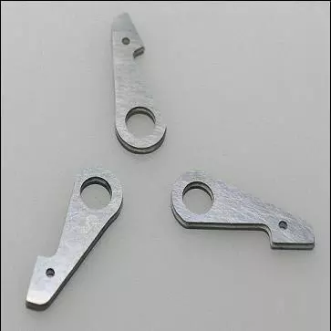 After lapping steel shims