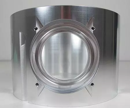 after removing oil from vacuum chamber