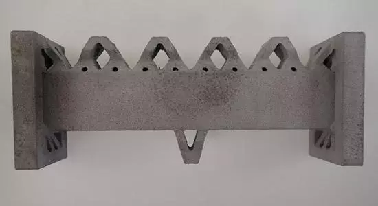 Before cleaning ALSi10Mg
