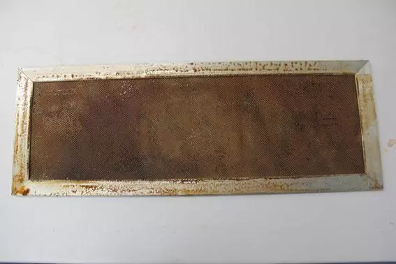 before cleaning Aluminium