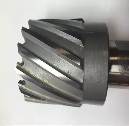 before cleaning off oil