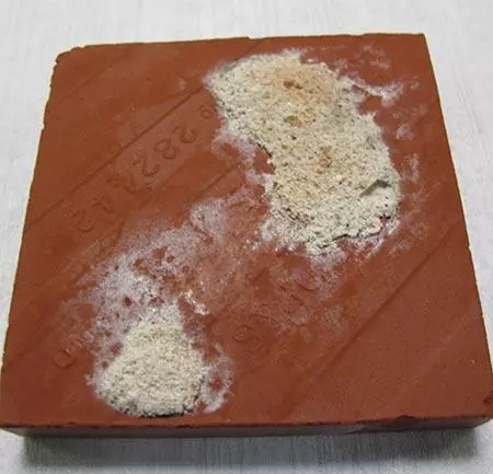 Before cleaning stone tile