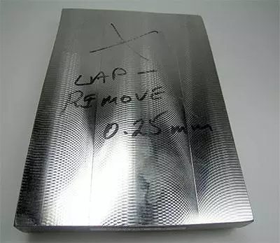 Before lapping Steel part