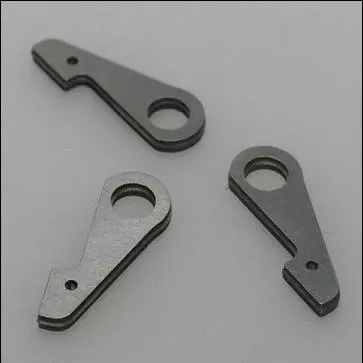 Before lapping steel shims