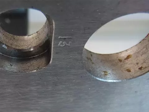 before removing grease and dirt