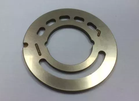 Brass plate after lapping