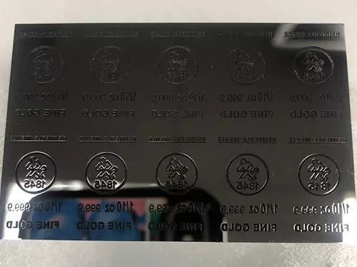 after polishing die stamp