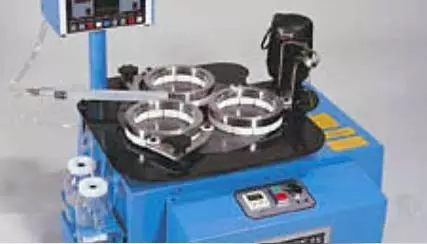 setting up a lapping machine