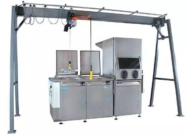 die cleaning machine