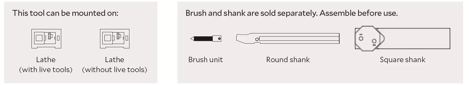 cnc lathe deburring tool selection