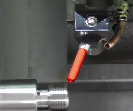 cnc lathe thread deburring