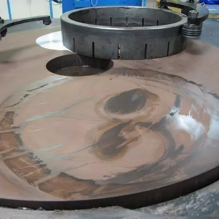 how to clean a lapping plate
