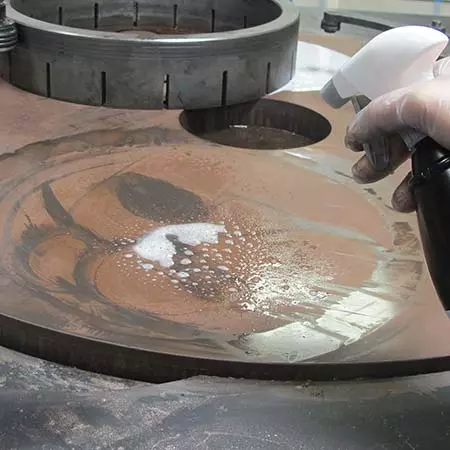 using a degreaser