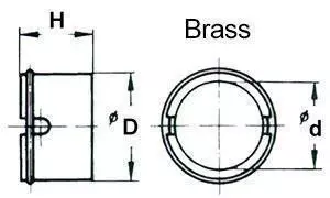 brass lapping rings