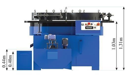 side dimensions of lapping table
