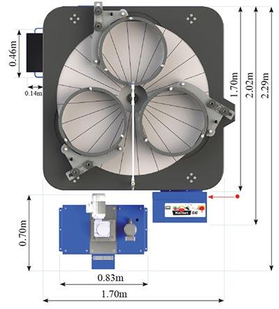 top dimensions of lapping table