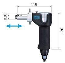Luster Attachment (Pistol-Type Polisher) (Reciprocating motion) Built-in Motor
