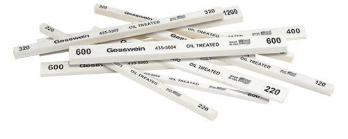 Gesswein Polishing Stones Chart