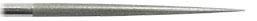 tapered needle files round