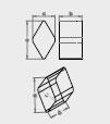 Rhombus ceramic media